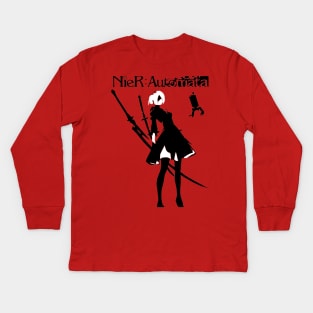 Nier Automata Kids Long Sleeve T-Shirt